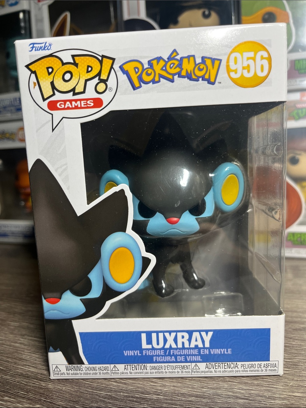 Funko Pop! Pokémon Luxray Vinyl Figure - Black, Blue, Yellow